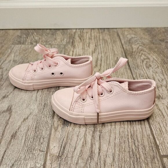 Cotton On Kids Pink Classic Trainer Shoes Size 8 - Picture 5 of 10